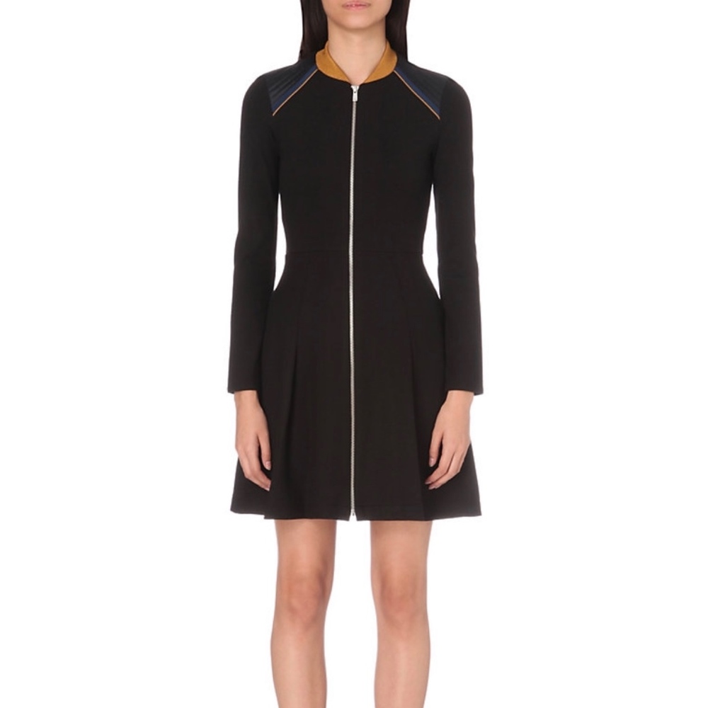 Maje Raline Crepe Dress